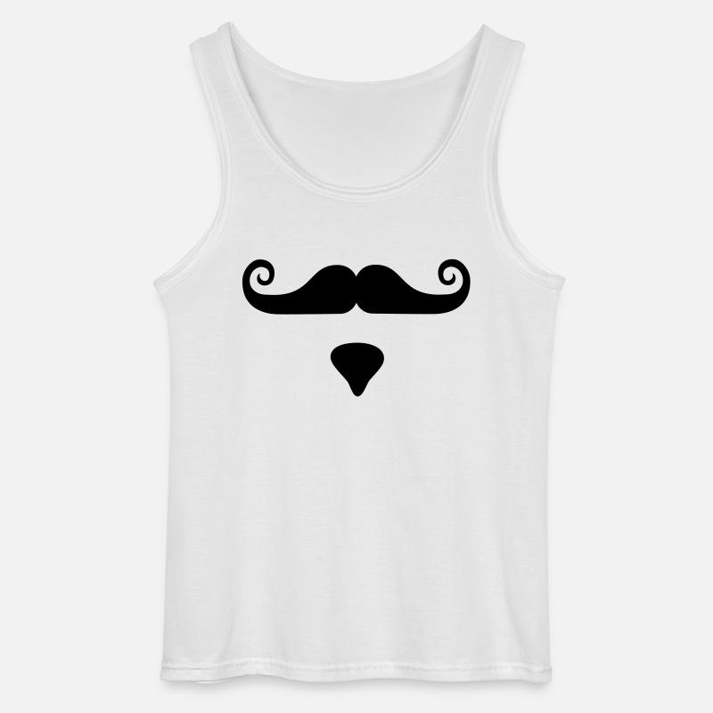 Bart - Gildan Männer Tank Top - Weiß