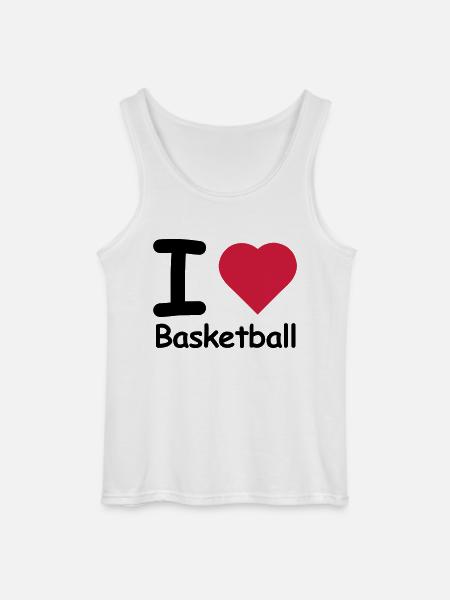 ball basket basketball - Gildan Men’s Tank Top - white