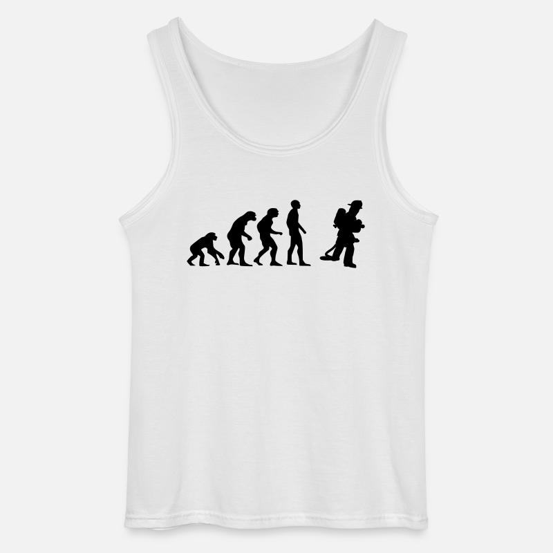 firefighter evolution - Gildan Men’s Tank Top - white