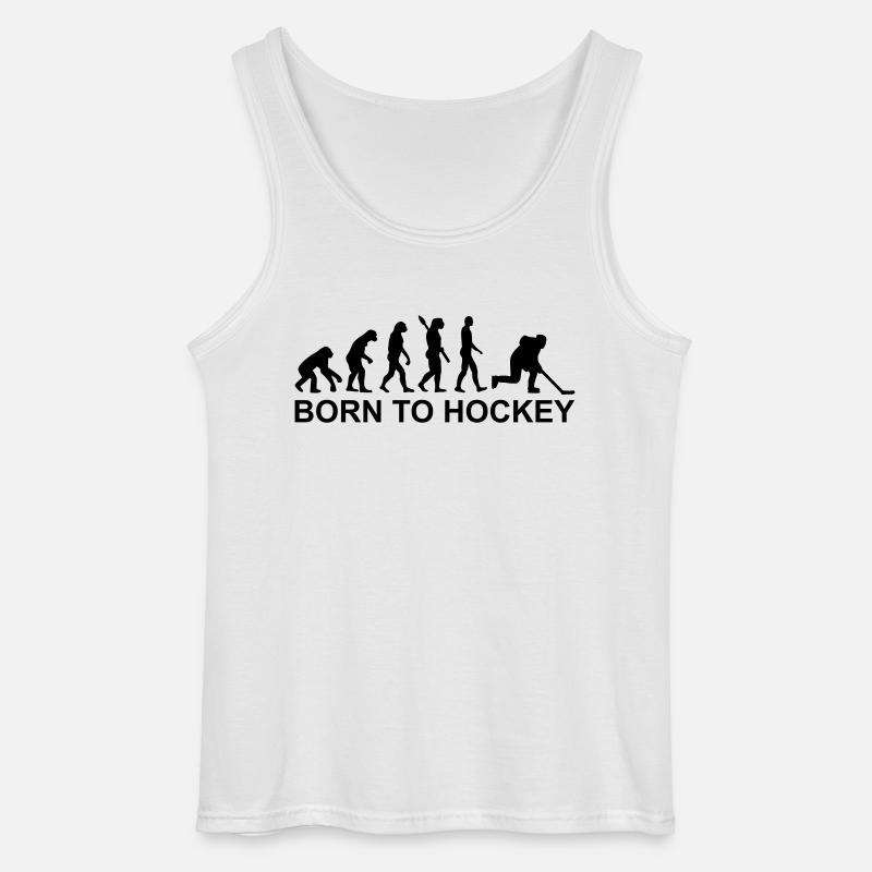 Evolution Hockey - Gildan Men’s Tank Top - white