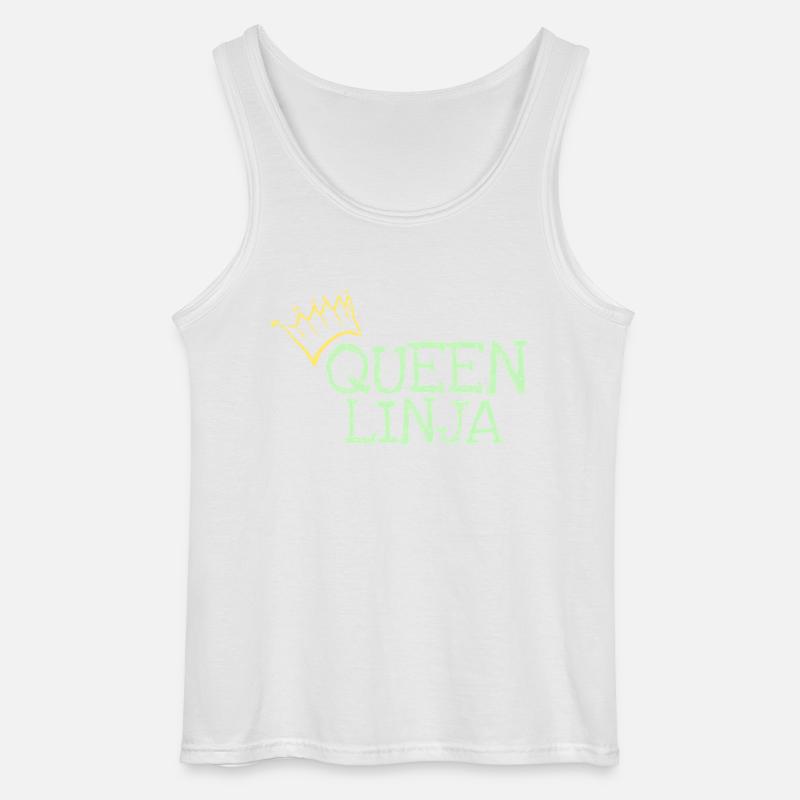 Linja - Gildan Männer Tank Top - Weiß