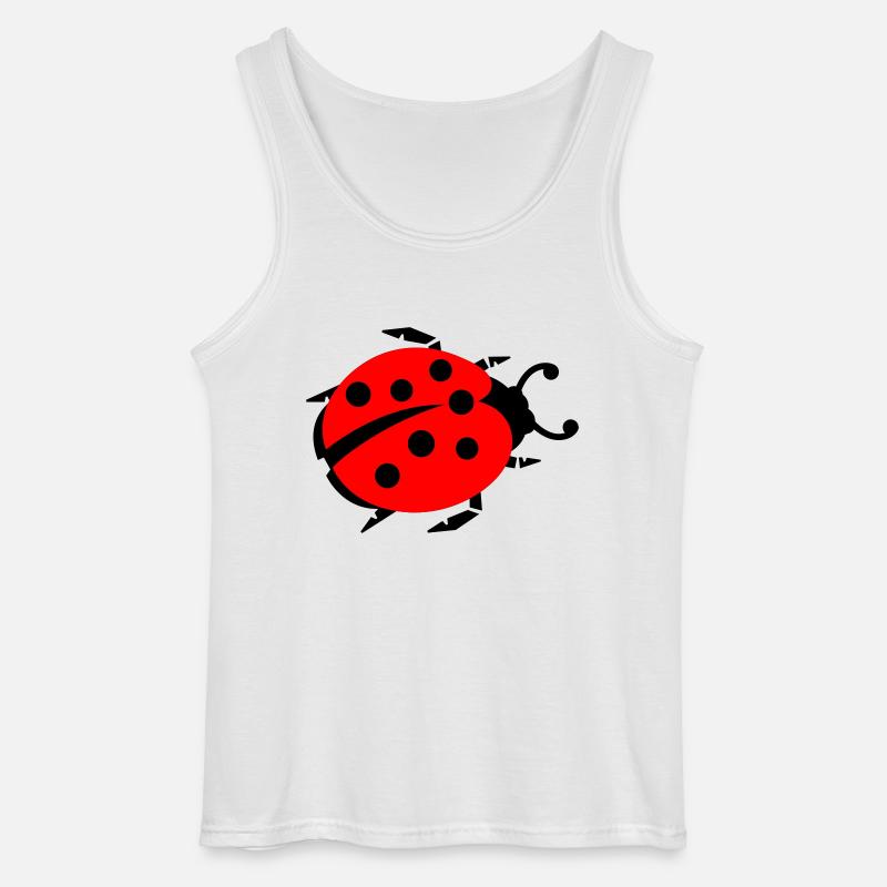 ladybug - marienkaefer - Gildan Männer Tank Top - Weiß