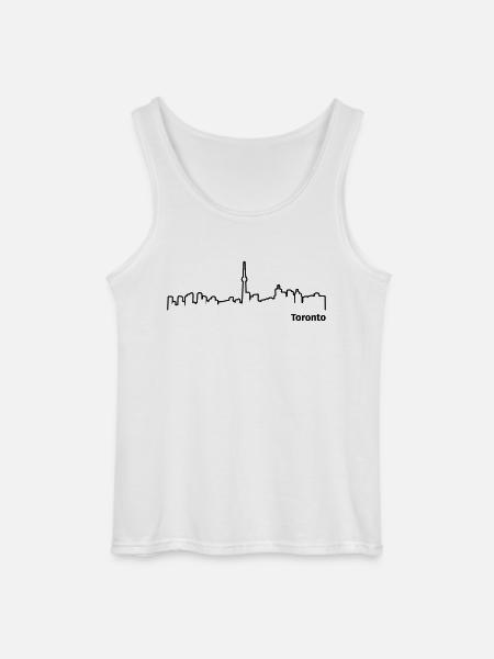 Toronto - Gildan Men’s Tank Top - white
