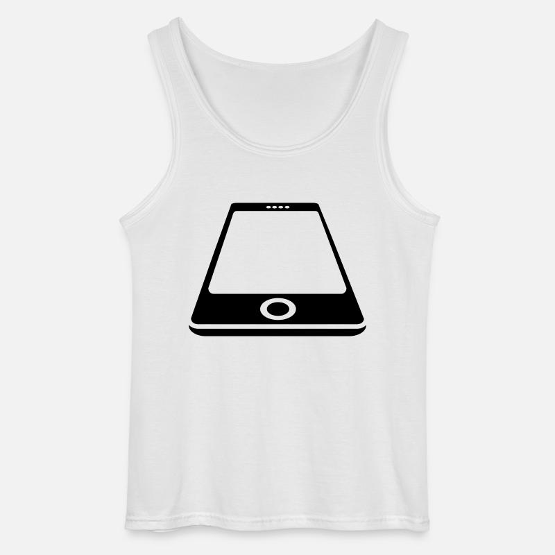 Smartphone White - Gildan Männer Tank Top - Weiß