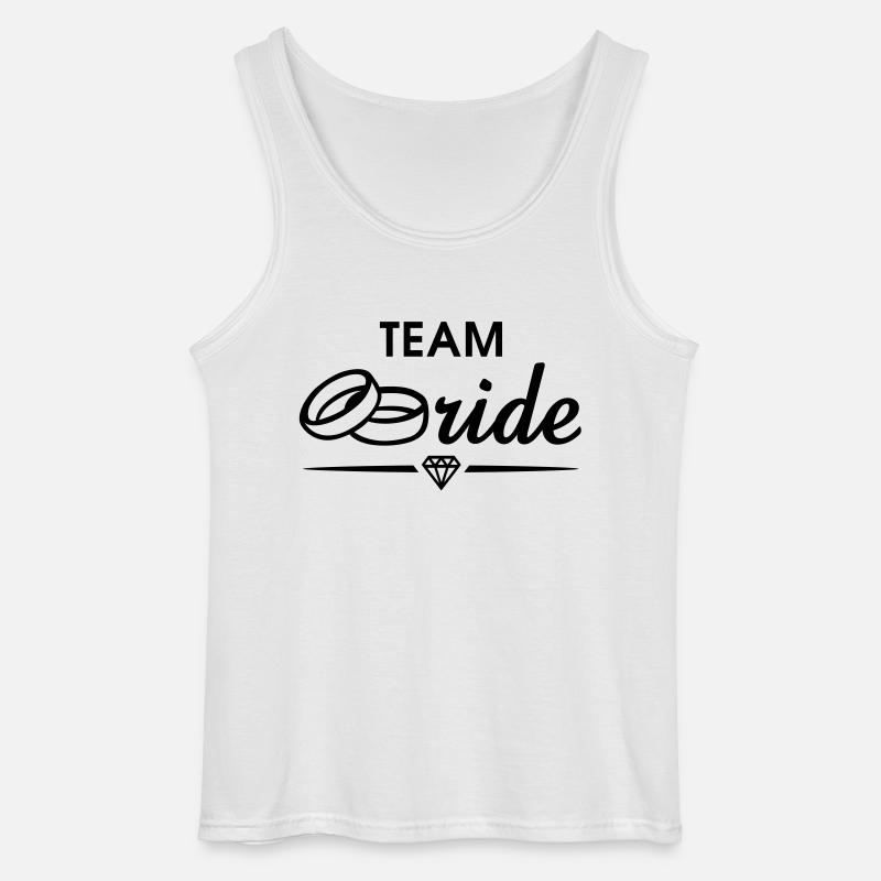 TEAM Bride Diamond - Gildan Männer Tank Top - Weiß