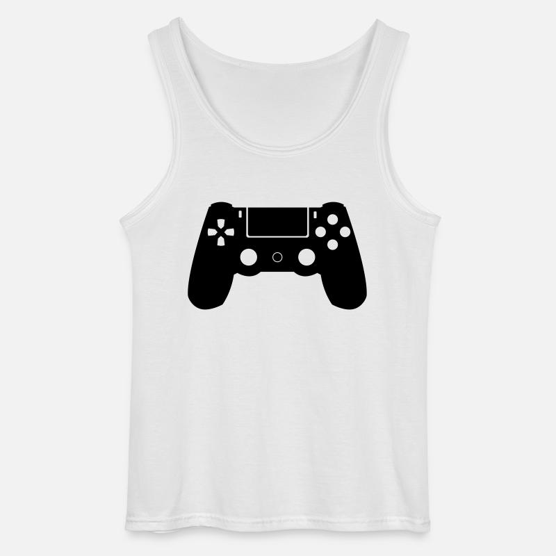 Controller - Gildan Männer Tank Top - Weiß