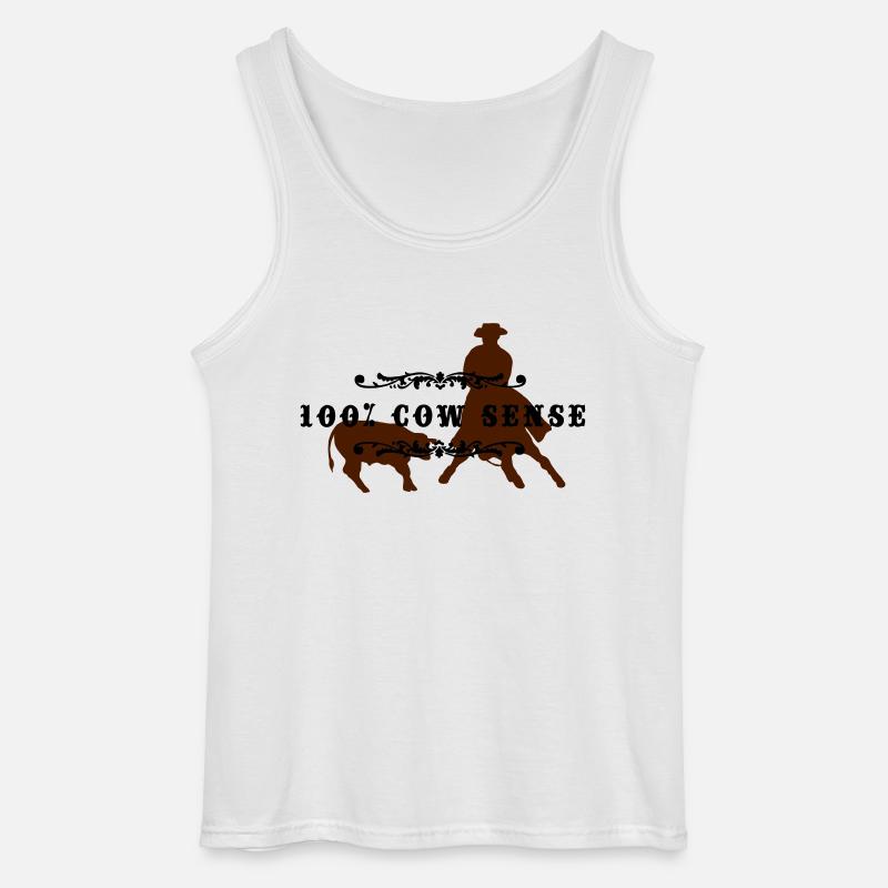 (cowsense_2c) - Gildan Männer Tank Top - Weiß