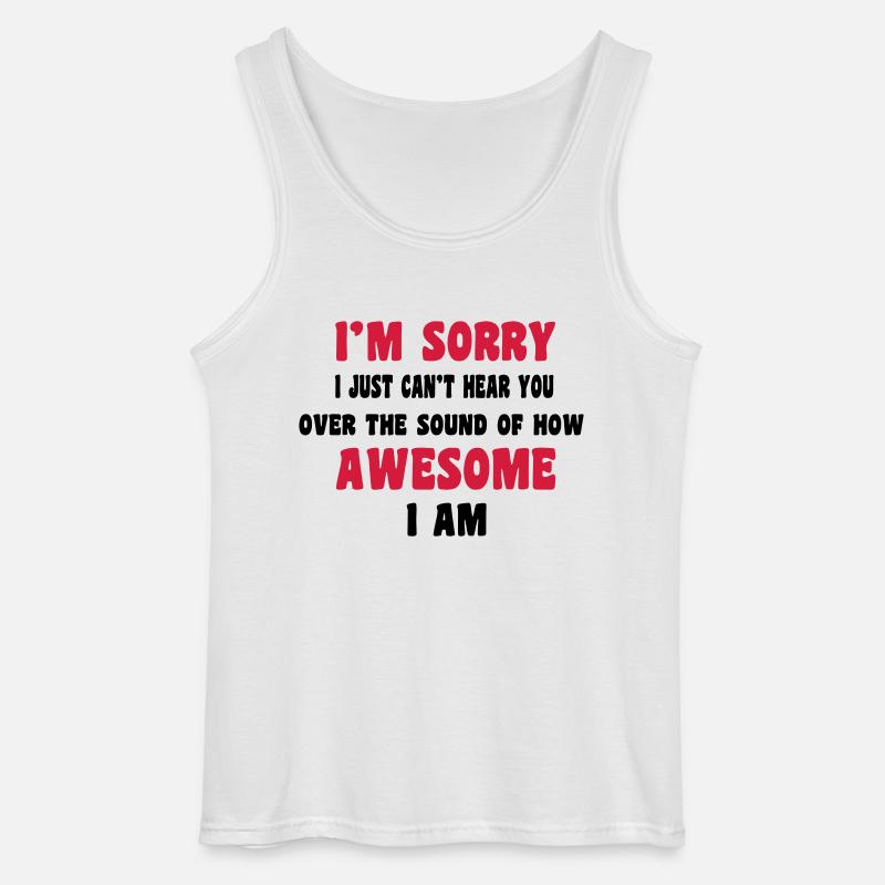Awesome - Gildan Männer Tank Top - Weiß