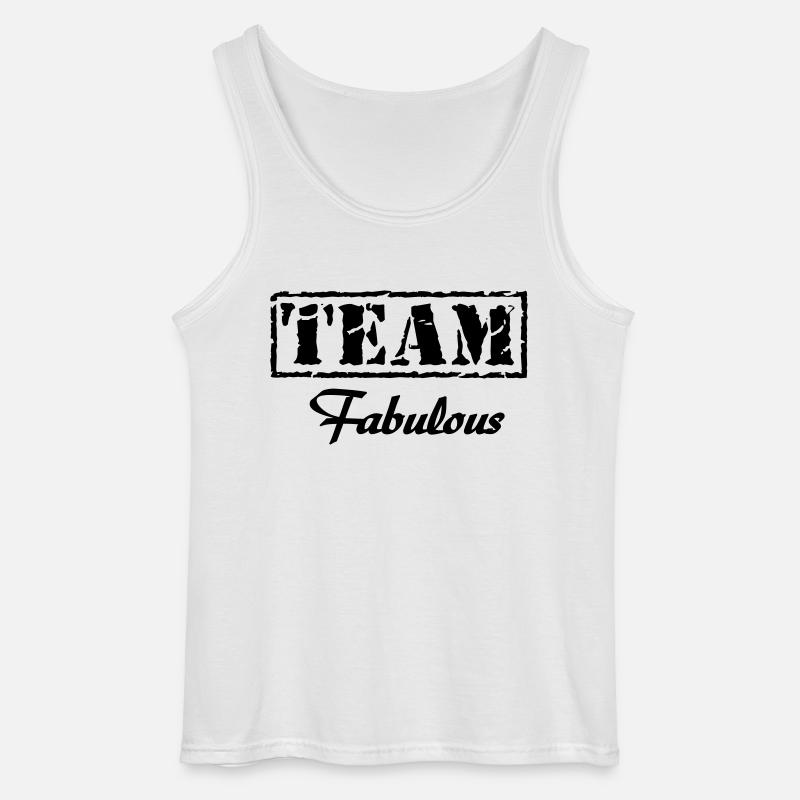 Team Fabulous - Gildan Männer Tank Top - Weiß