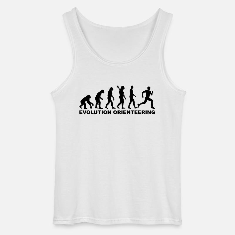 Evolution Orienteering - Gildan Men’s Tank Top - white