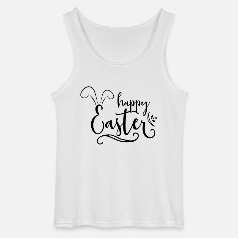 Frohe Ostern - Gildan Männer Tank Top - Weiß