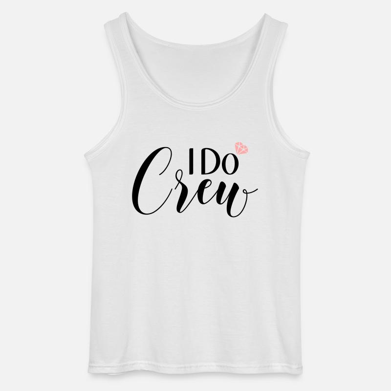 I Do Crew - Gildan Männer Tank Top - Weiß
