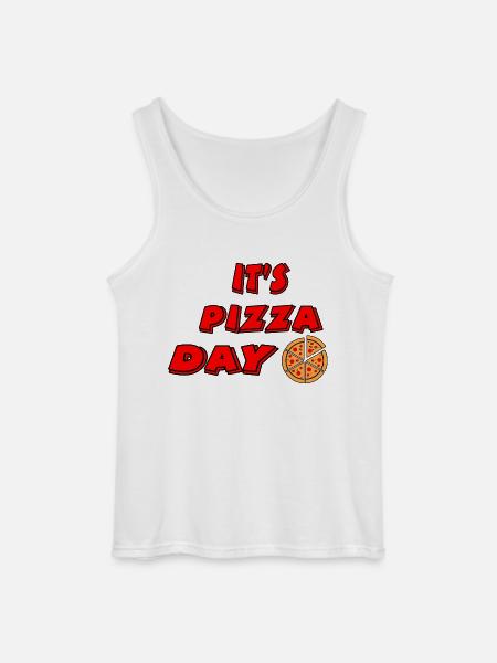 Pizza - Débardeur Gildan Homme - blanc