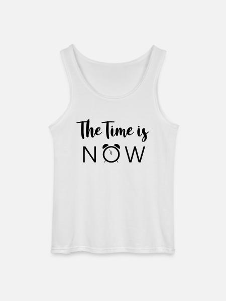 The Time is NOW - Gildan Men’s Tank Top - white