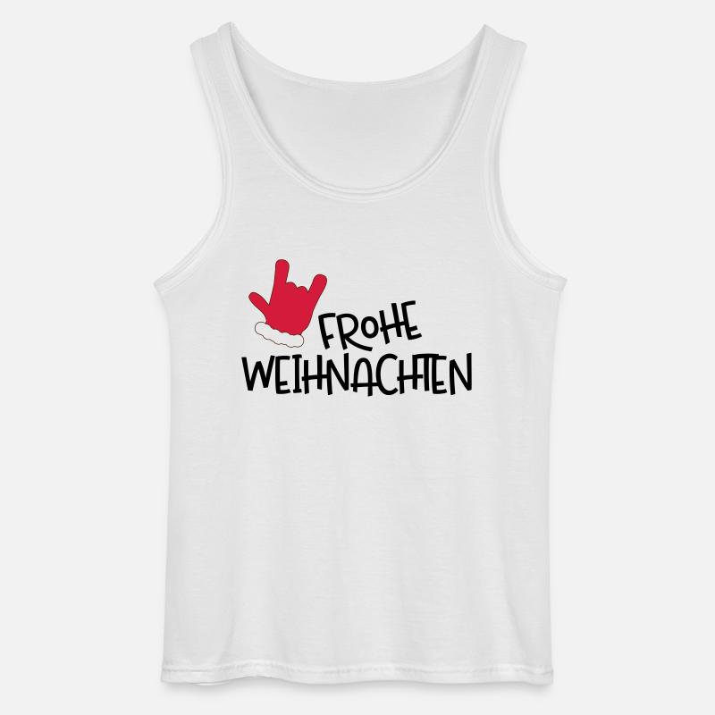Frohe Weihnachten - Gildan Männer Tank Top - Weiß