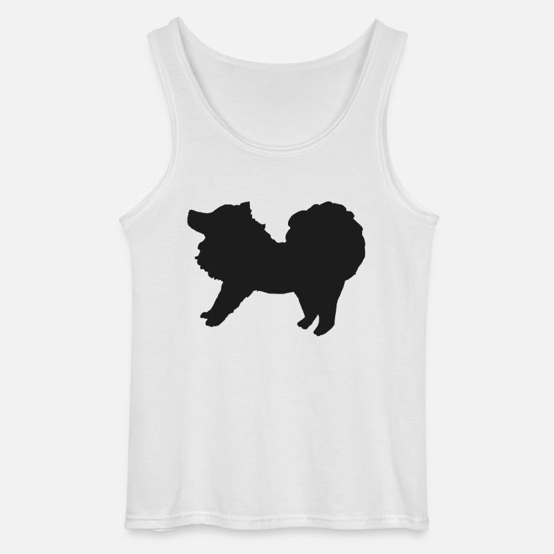 Spitz schwarz - Gildan Männer Tank Top - Weiß