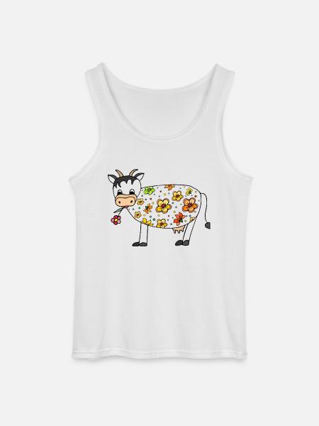 Vache - Débardeur Gildan Homme - blanc