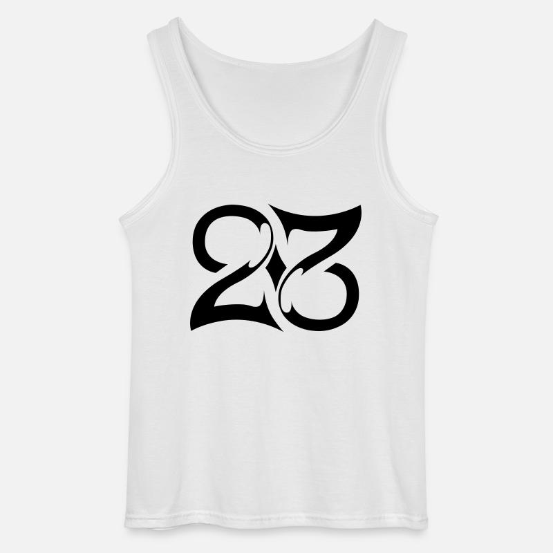 23_ambigramm - Gildan Männer Tank Top - Weiß