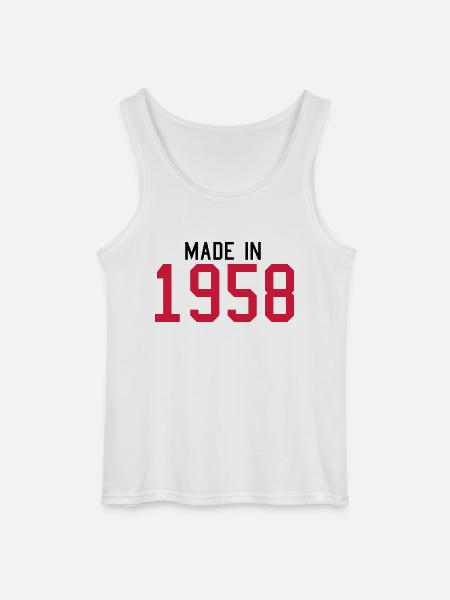 1958 - Gildan Männer Tank Top - Weiß