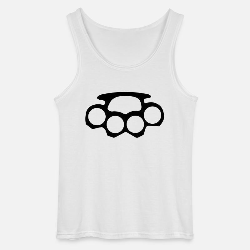 schlagring - Gildan Männer Tank Top - Weiß
