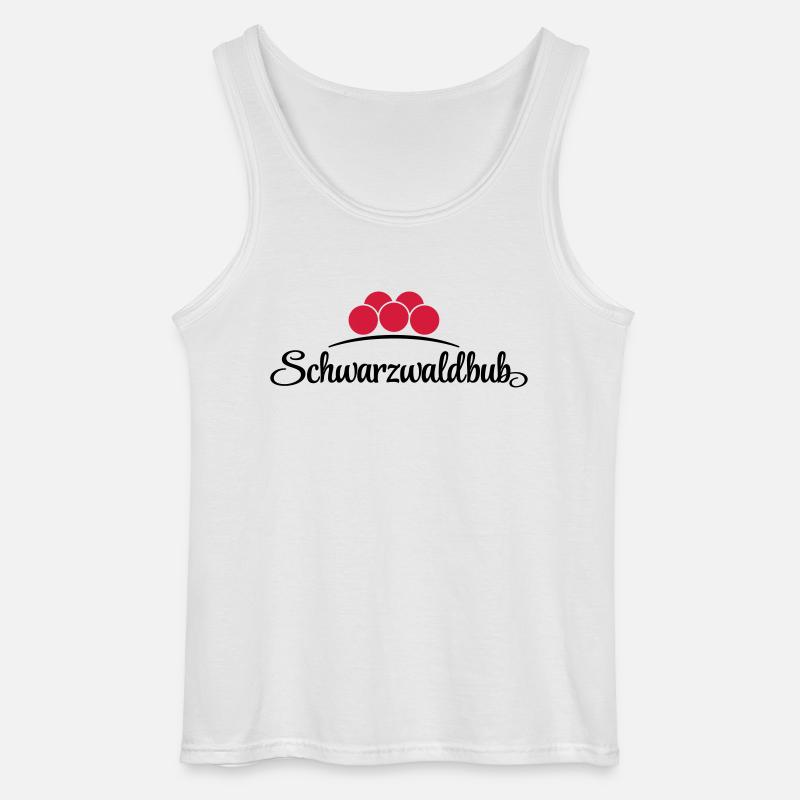 Schwarzwaldbub - Gildan Männer Tank Top - Weiß