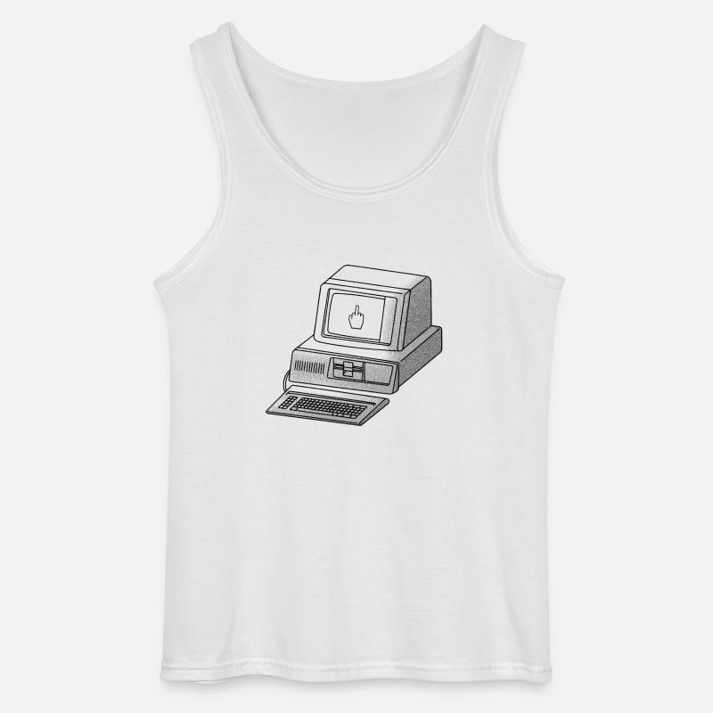 cyberpunk hackfleisch - Gildan Männer Tank Top - Weiß
