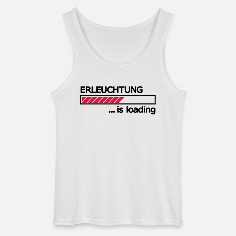 Erleuchtung is loading Ladebalken Loading Bar - Gildan Männer Tank Top - Weiß