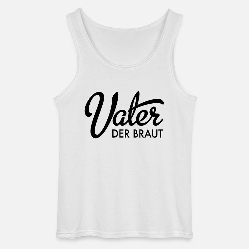 Vater der Braut - Gildan Männer Tank Top - Weiß