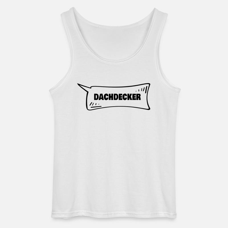 Dachdecker - Gildan Männer Tank Top - Weiß