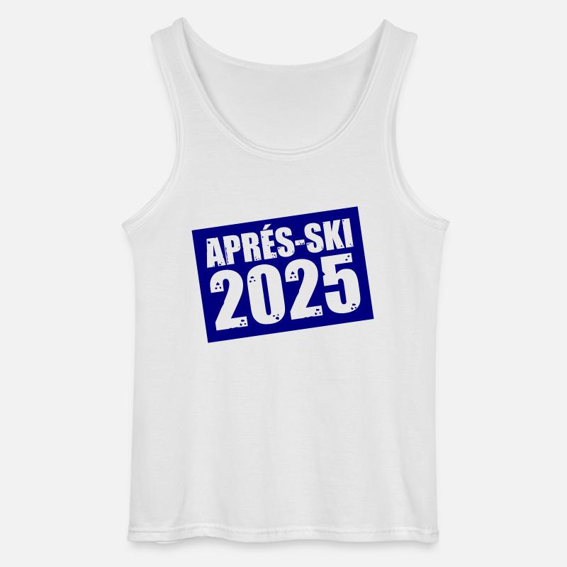 Apres Ski 2025 - Gildan Männer Tank Top - Weiß