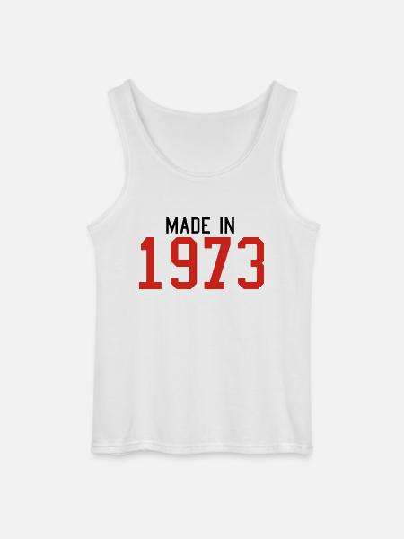 1973 - Gildan Men’s Tank Top - white
