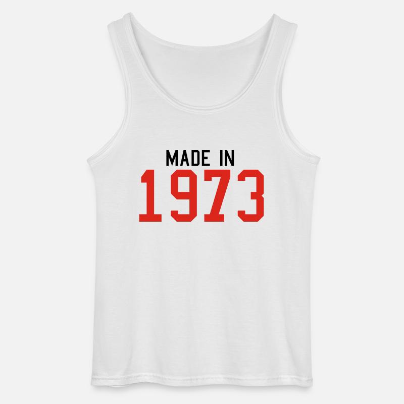 1973 - Gildan Männer Tank Top - Weiß