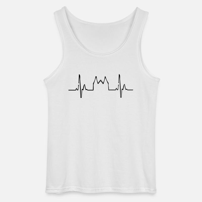 Lübeck - Gildan Männer Tank Top - Weiß