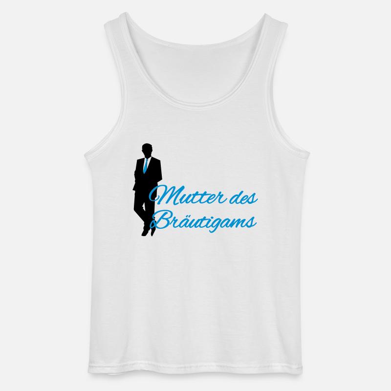 Mutter des Bräutigams - Gildan Männer Tank Top - Weiß