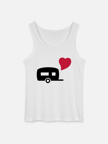 camping_love - Débardeur Gildan Homme - blanc