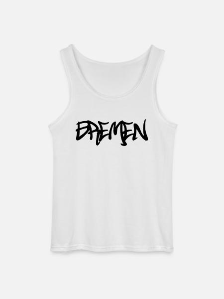 Brême Graffiti - Débardeur Gildan Homme - blanc
