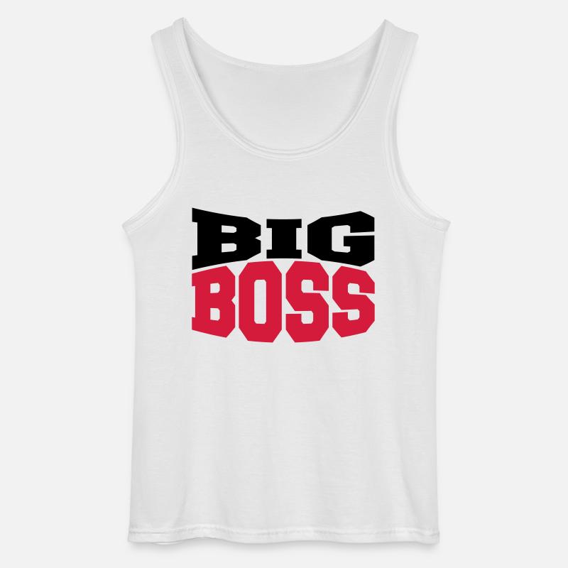 Big Boss - Gildan Männer Tank Top - Weiß