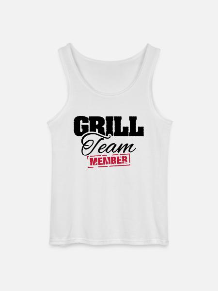 grill_team_member_su2 - Gildan Männer Tank Top - Weiß