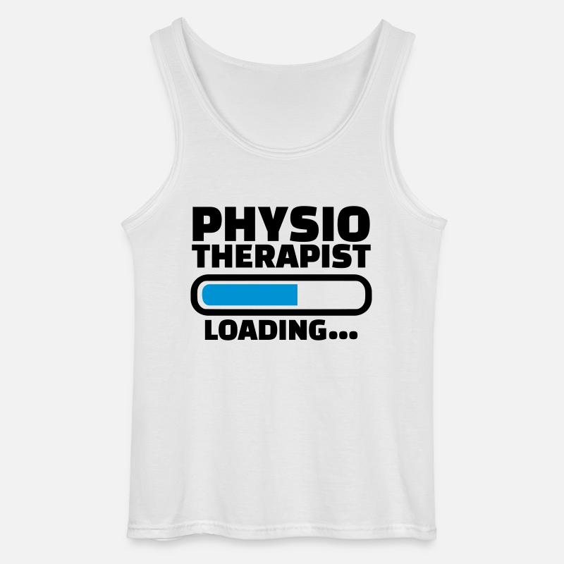 Physiotherapeut - Gildan Männer Tank Top - Weiß