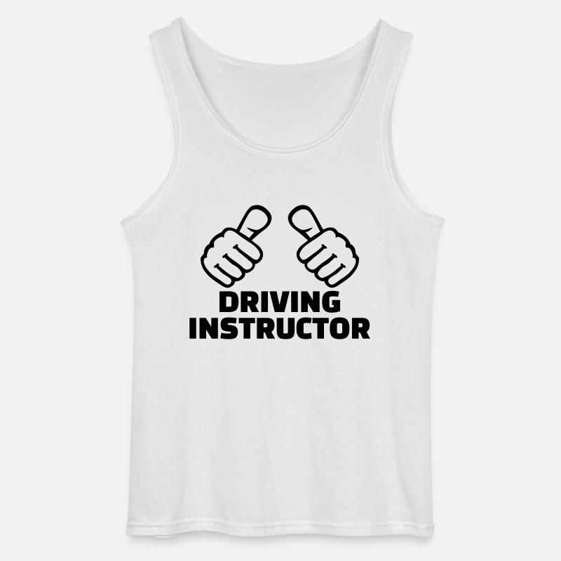 Fahrlehrer - Gildan Männer Tank Top - Weiß