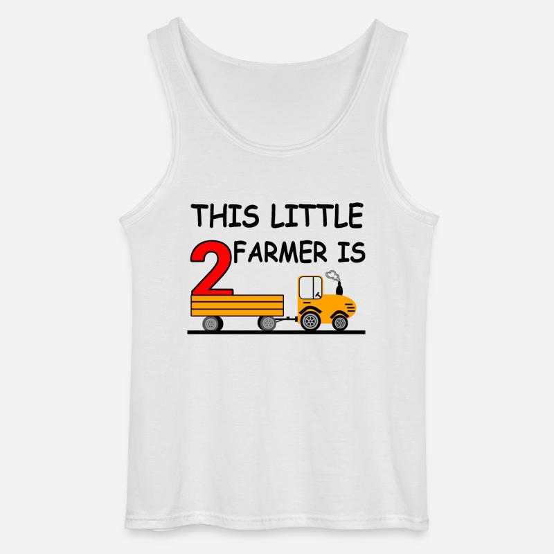 Traktor - Gildan Männer Tank Top - Weiß