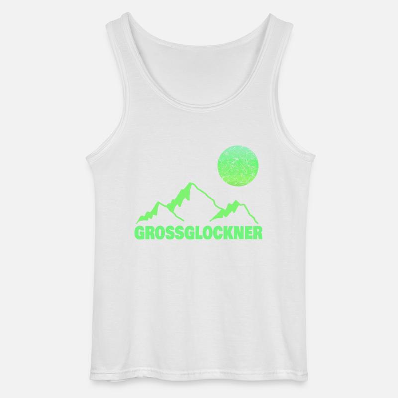 Klettern Grossglockner - Gildan Männer Tank Top - Weiß
