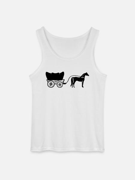 Western Carriage - Gildan Men’s Tank Top - white