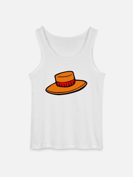 Hut - Gildan Männer Tank Top - Weiß