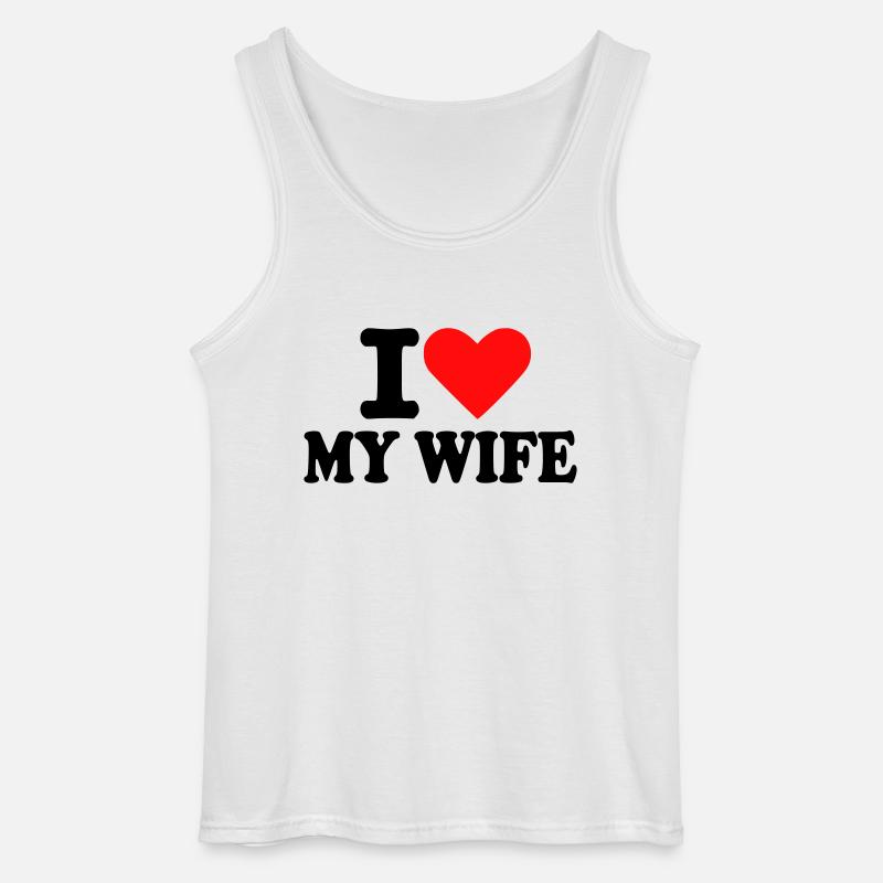 Ehefrau - Gildan Männer Tank Top - Weiß