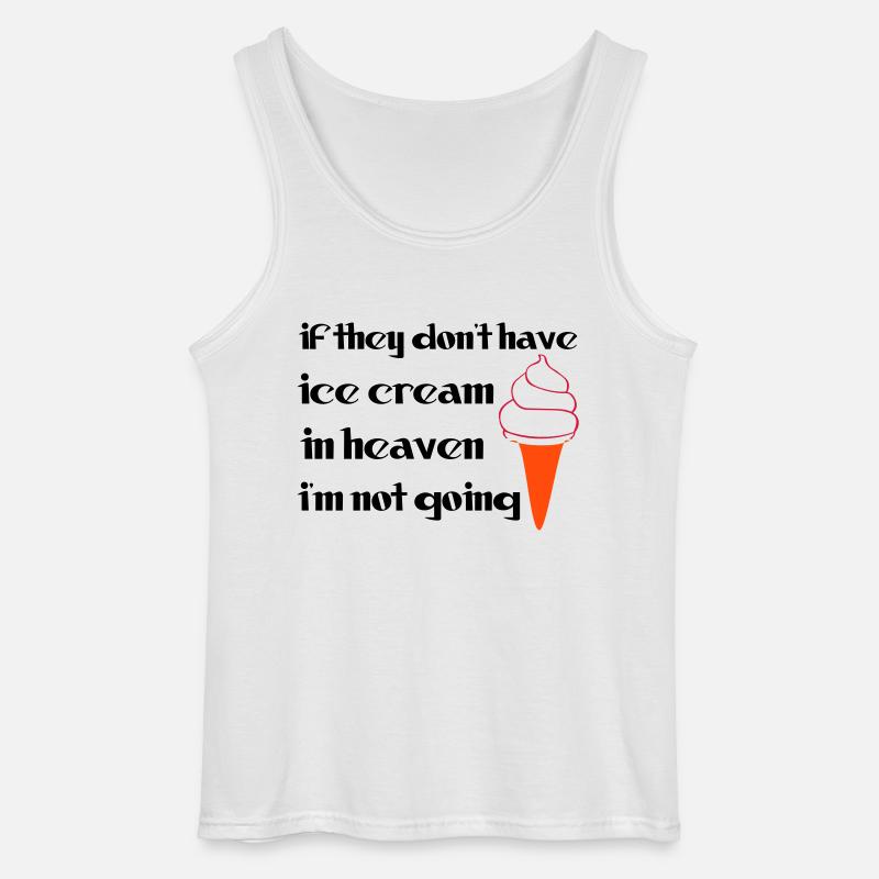 Ice Cream - Gildan Männer Tank Top - Weiß