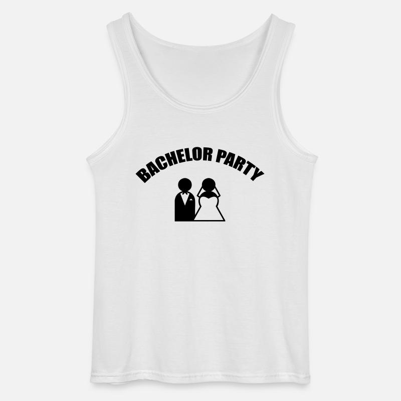Bachelor Party - Wedding - Gildan Männer Tank Top - Weiß