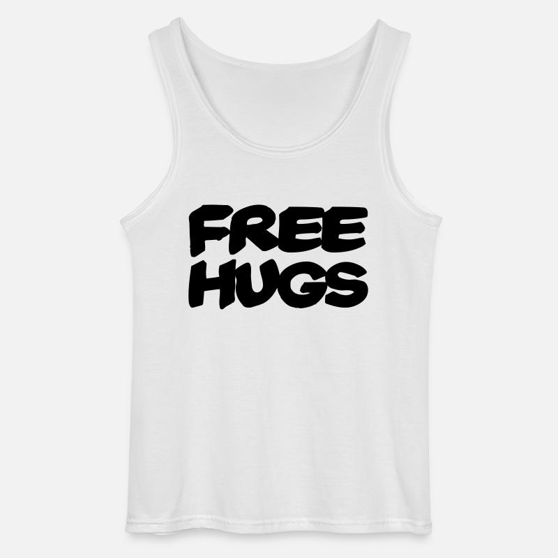 Free hugs - Gildan Männer Tank Top - Weiß