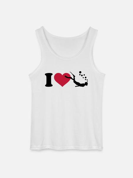 Schnorcheln - Gildan Männer Tank Top - Weiß