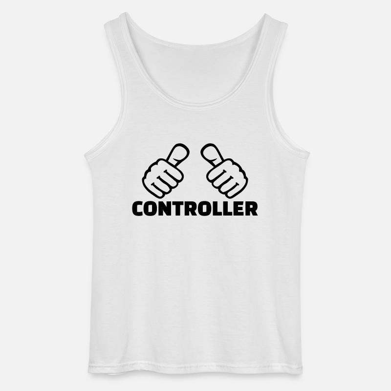Controller - Gildan Men’s Tank Top - white